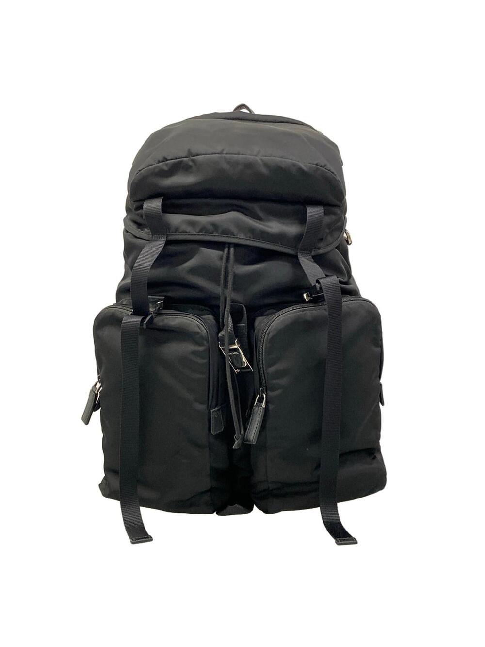 Prada Black Nylon Saffiano Leather #351596P17B